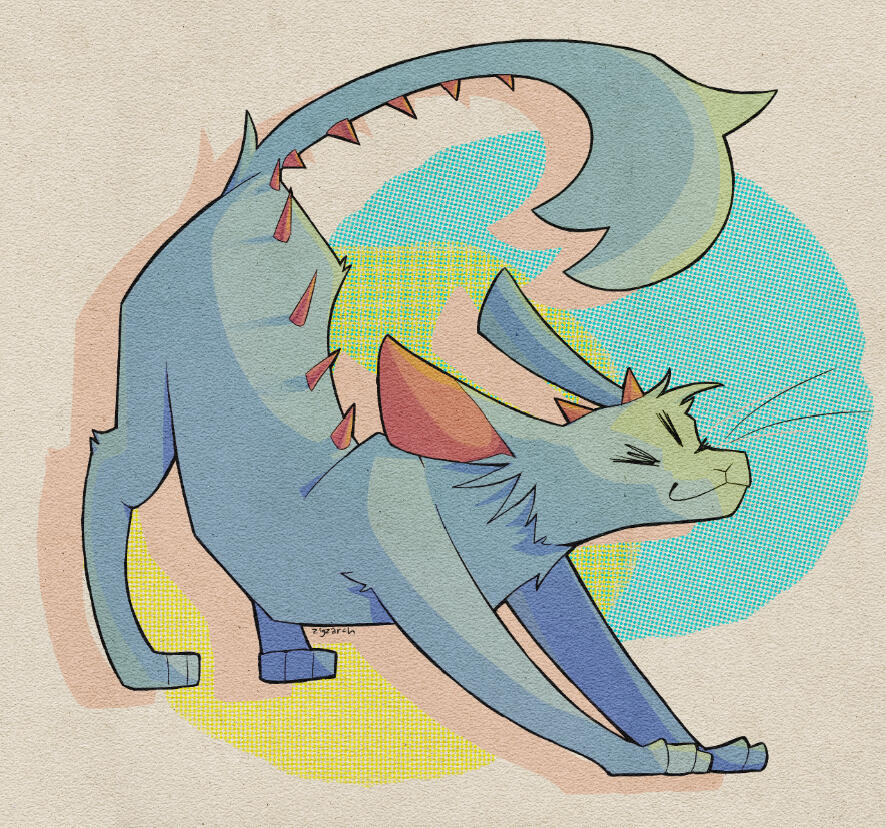 Gift art made during the art event Art Fight.