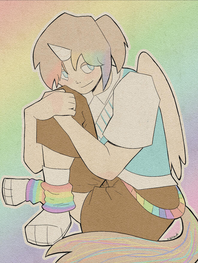Gift art made during the art event Art Fight.